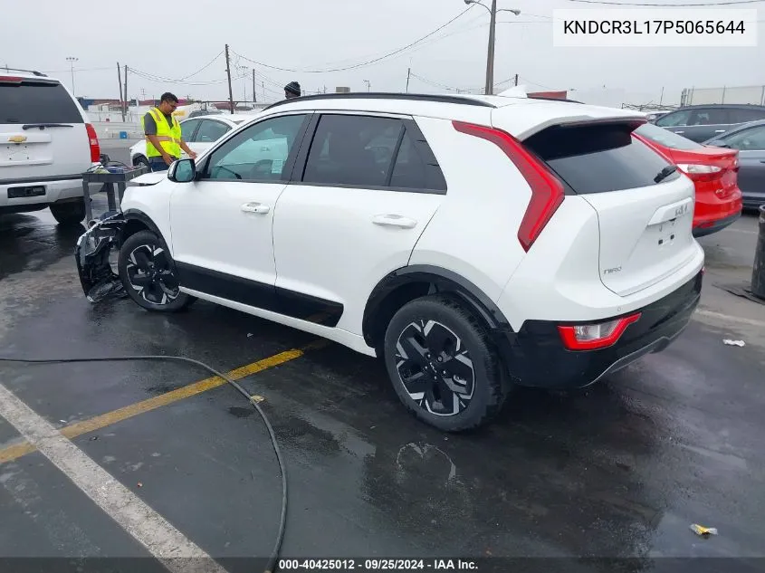 2023 Kia Niro Ev Wind VIN: KNDCR3L17P5065644 Lot: 40425012