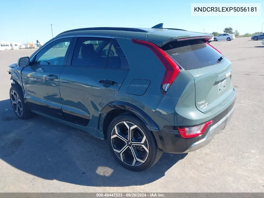 2023 Kia Niro Ex VIN: KNDCR3LEXP5056181 Lot: 40447523