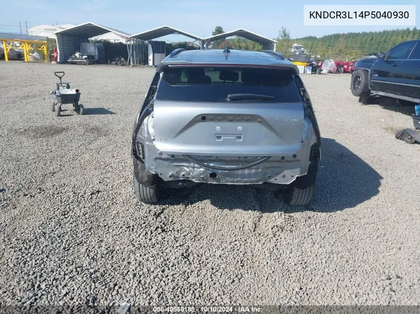 2023 Kia Niro Ev Wind VIN: KNDCR3L14P5040930 Lot: 40550188