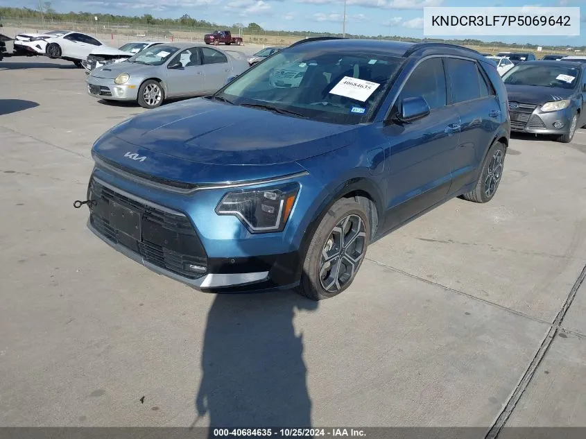 2023 Kia Niro Plug-In Hybrid Sx Touring VIN: KNDCR3LF7P5069642 Lot: 40684635