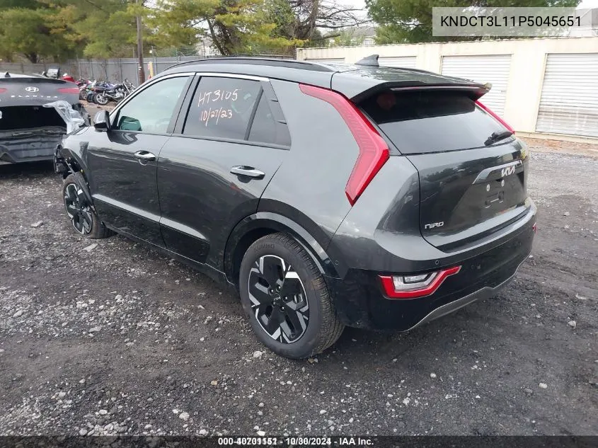 2023 Kia Niro Ev Wave VIN: KNDCT3L11P5045651 Lot: 40701151