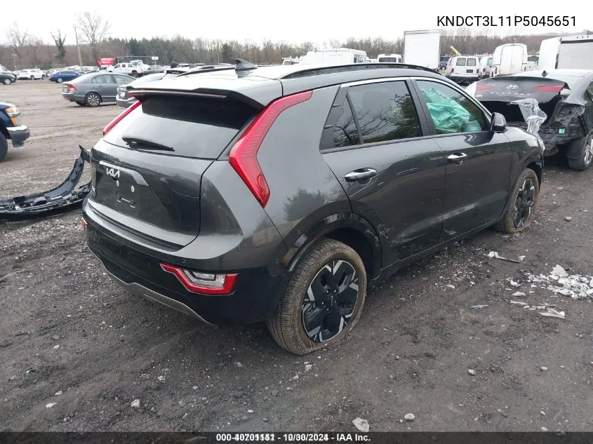 2023 Kia Niro Ev Wave VIN: KNDCT3L11P5045651 Lot: 40701151