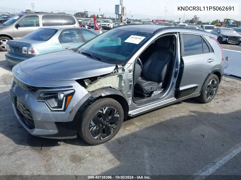 2023 Kia Niro Ev Wind VIN: KNDCR3L11P5062691 Lot: 40738396