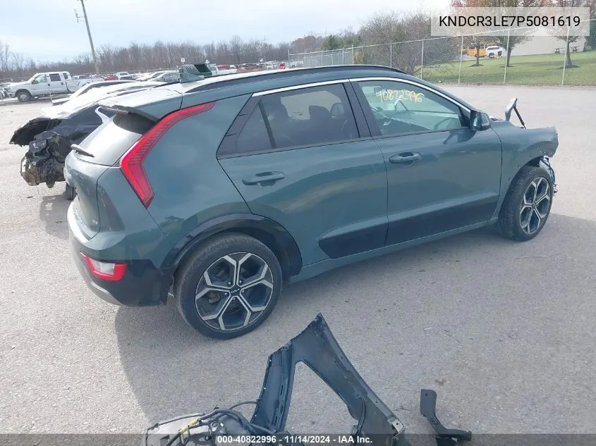 2023 Kia Niro Ex Touring VIN: KNDCR3LE7P5081619 Lot: 40822996