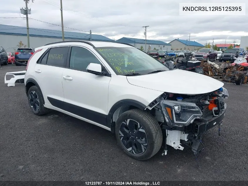 2024 Kia Niro Ev VIN: KNDCR3L12R5125395 Lot: 12123787