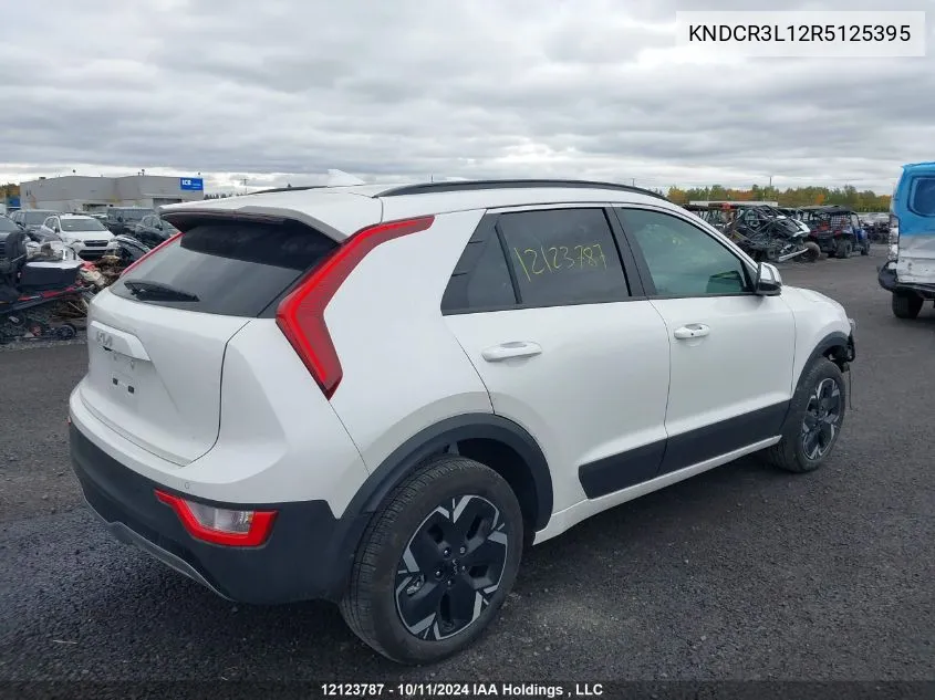 2024 Kia Niro Ev VIN: KNDCR3L12R5125395 Lot: 12123787