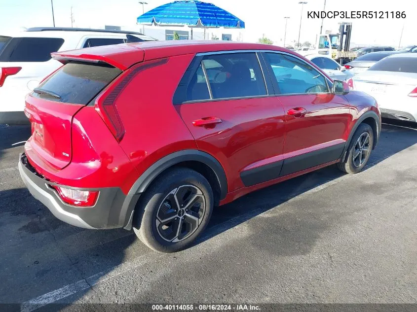 2024 Kia Niro Lx VIN: KNDCP3LE5R5121186 Lot: 40114055