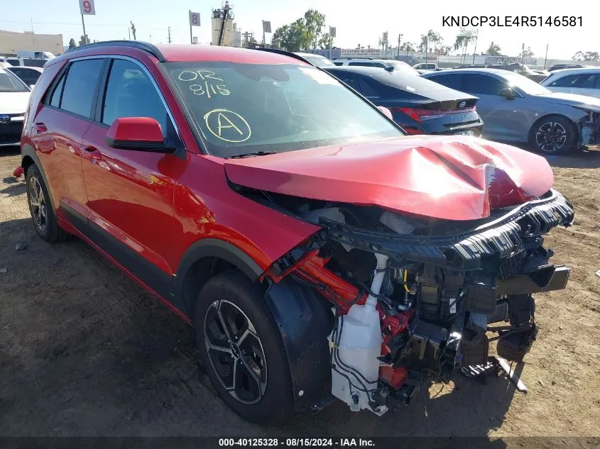 2024 Kia Niro Lx VIN: KNDCP3LE4R5146581 Lot: 40125328