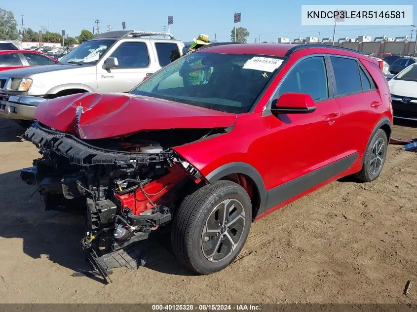 2024 Kia Niro Lx VIN: KNDCP3LE4R5146581 Lot: 40125328