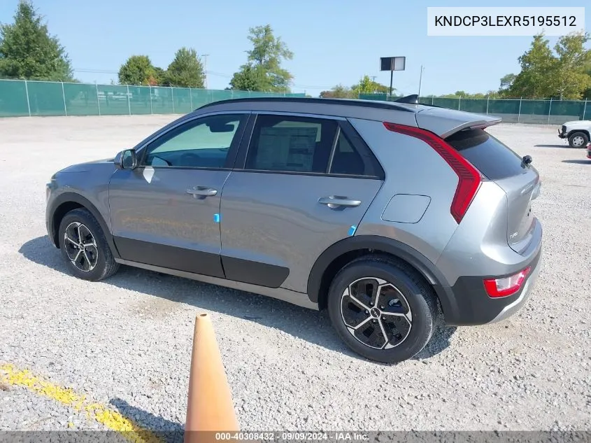 2024 Kia Niro Lx VIN: KNDCP3LEXR5195512 Lot: 40308432