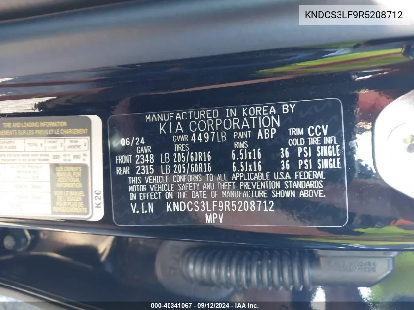 KNDCS3LF9R5208712 2024 Kia Niro Plug-In Hybrid Ex