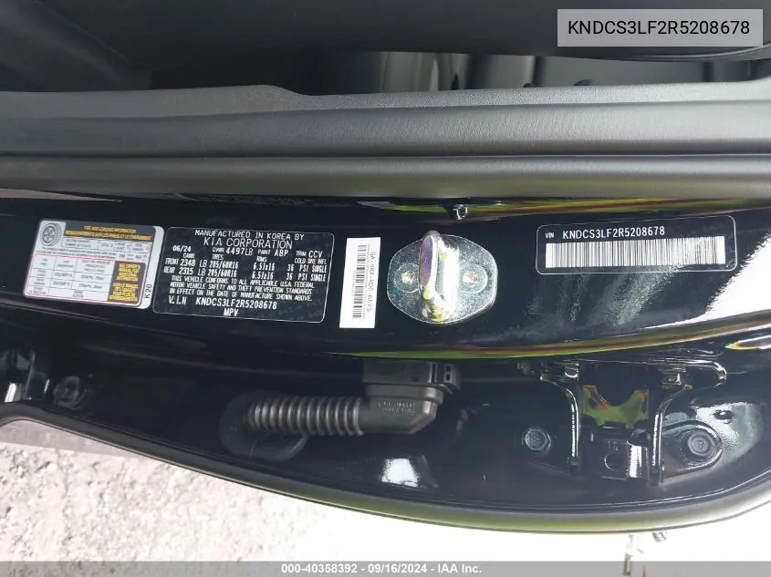 KNDCS3LF2R5208678 2024 Kia Niro Plug-In Hybrid Ex