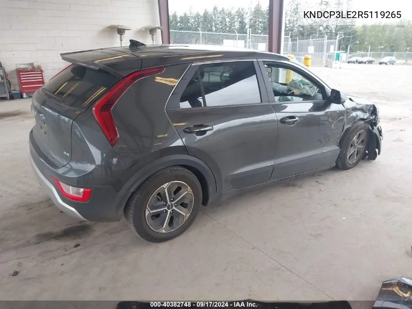 2024 Kia Niro Lx VIN: KNDCP3LE2R5119265 Lot: 40382748