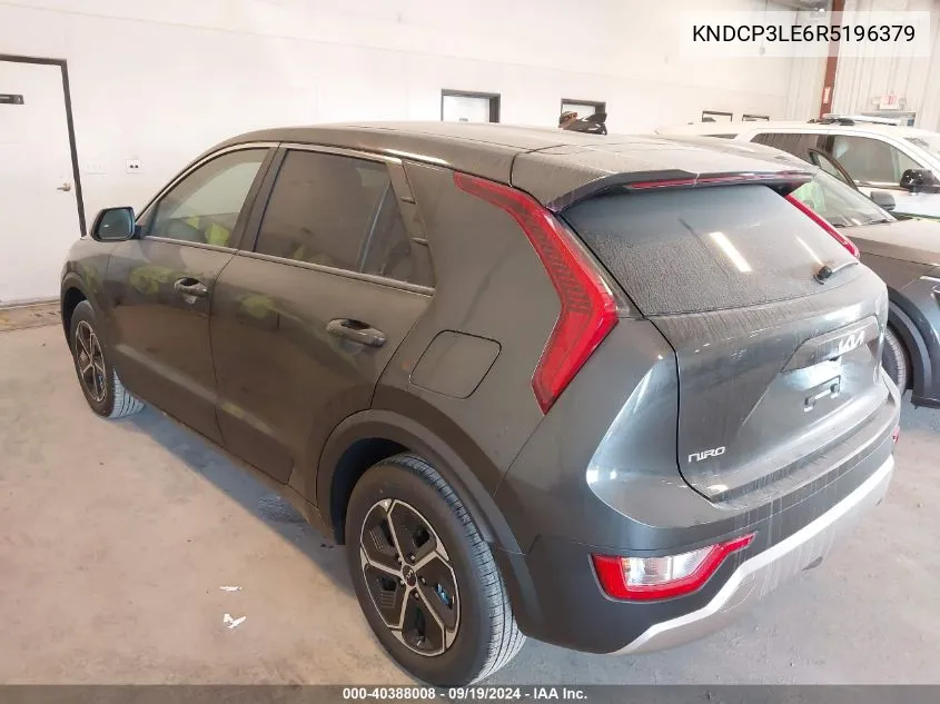 2024 Kia Niro Lx VIN: KNDCP3LE6R5196379 Lot: 40388008