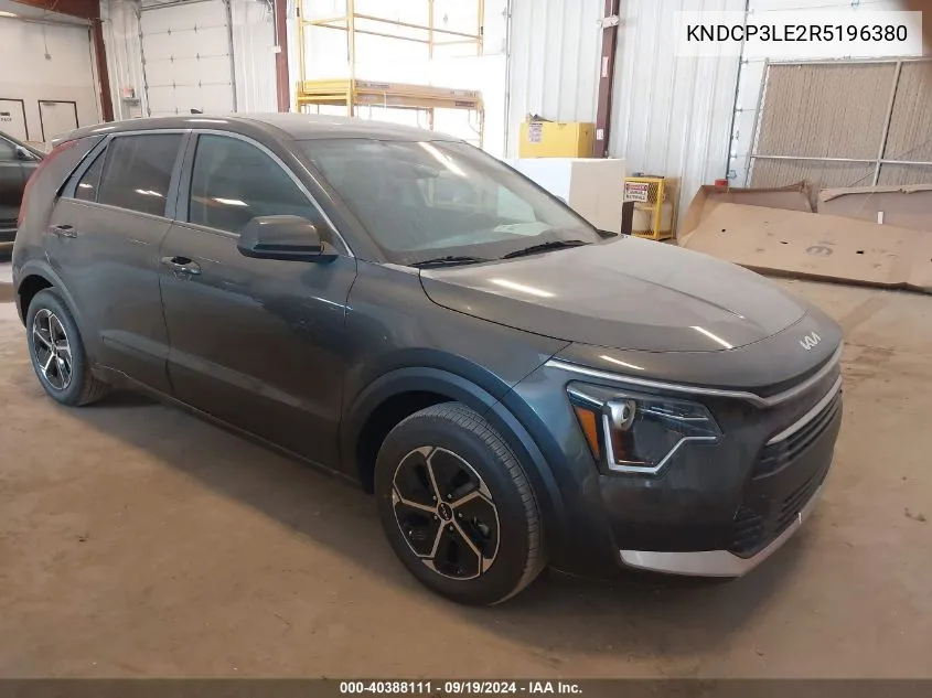 2024 Kia Niro Lx VIN: KNDCP3LE2R5196380 Lot: 40388111