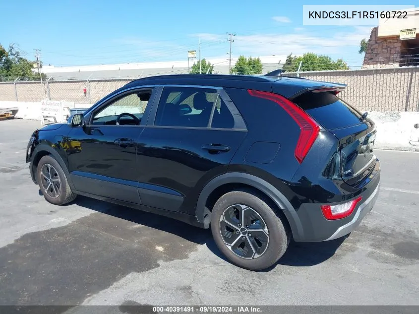 2024 Kia Niro Plug-In Hybrid Ex VIN: KNDCS3LF1R5160722 Lot: 40391491