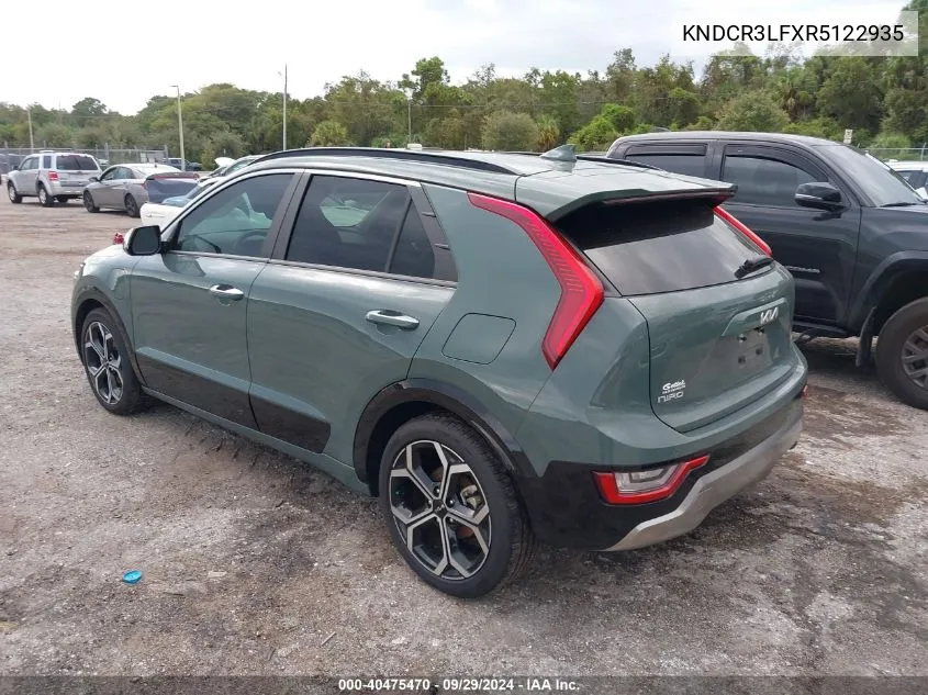 2024 Kia Niro Plug-In Hybrid Sx Touring VIN: KNDCR3LFXR5122935 Lot: 40475470