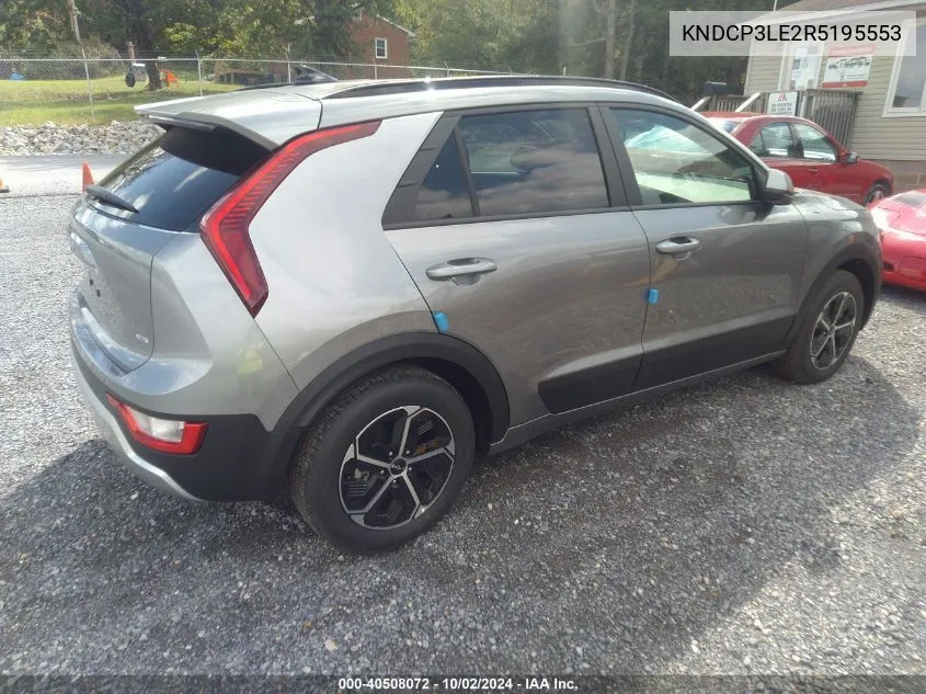 2024 Kia Niro Lx VIN: KNDCP3LE2R5195553 Lot: 40508072