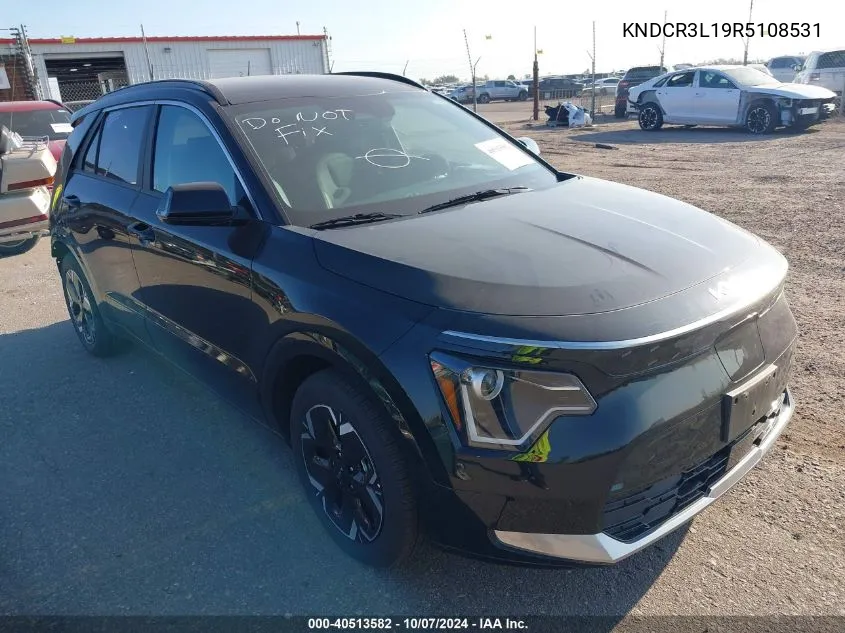 2024 Kia Niro Ev Wind VIN: KNDCR3L19R5108531 Lot: 40513582