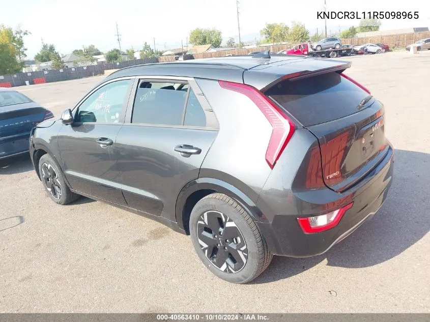 2024 Kia Niro Ev Wind VIN: KNDCR3L11R5098965 Lot: 40563410