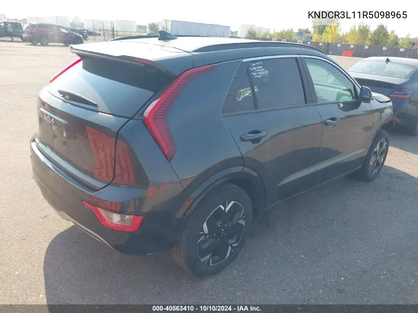 2024 Kia Niro Ev Wind VIN: KNDCR3L11R5098965 Lot: 40563410