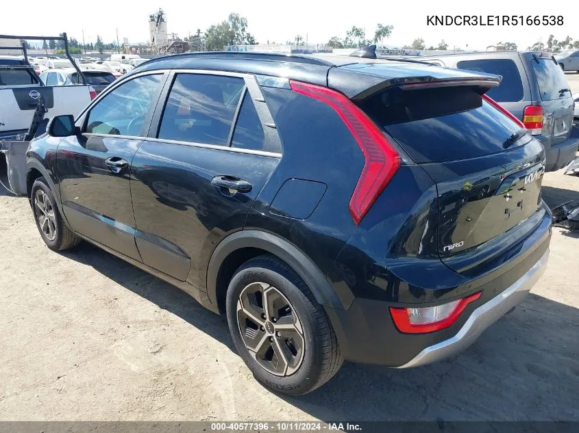 2024 Kia Niro Ex VIN: KNDCR3LE1R5166538 Lot: 40577396