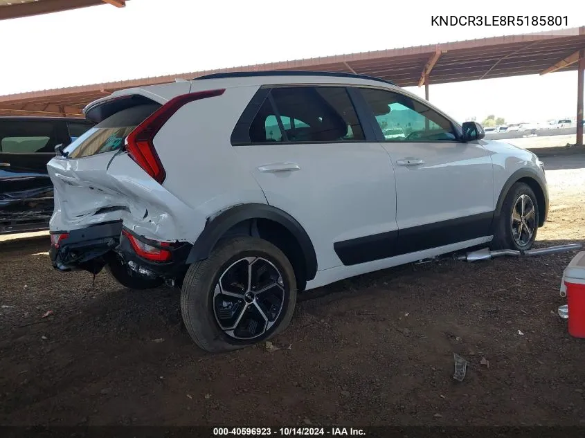 2024 Kia Niro Ex VIN: KNDCR3LE8R5185801 Lot: 40596923