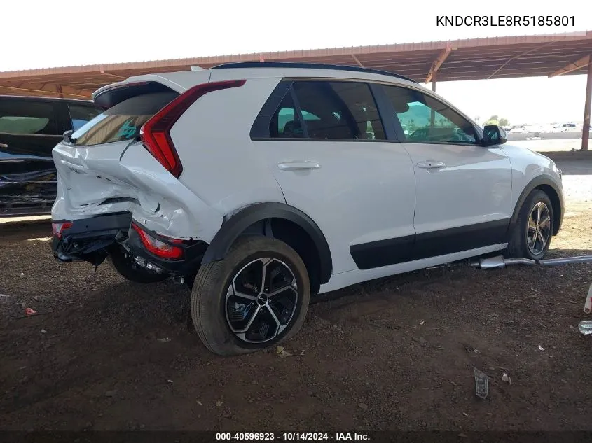 2024 Kia Niro Ex VIN: KNDCR3LE8R5185801 Lot: 40596923