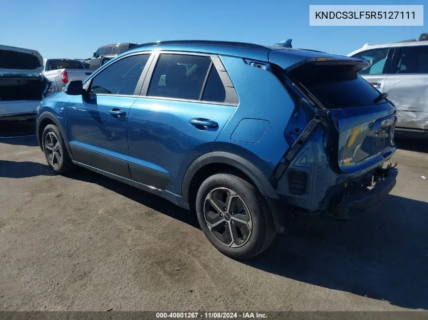 2024 Kia Niro Plug-In Hybrid Ex VIN: KNDCS3LF5R5127111 Lot: 40801267