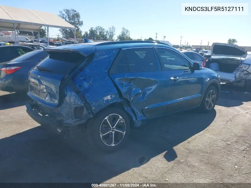 2024 Kia Niro Plug-In Hybrid Ex VIN: KNDCS3LF5R5127111 Lot: 40801267