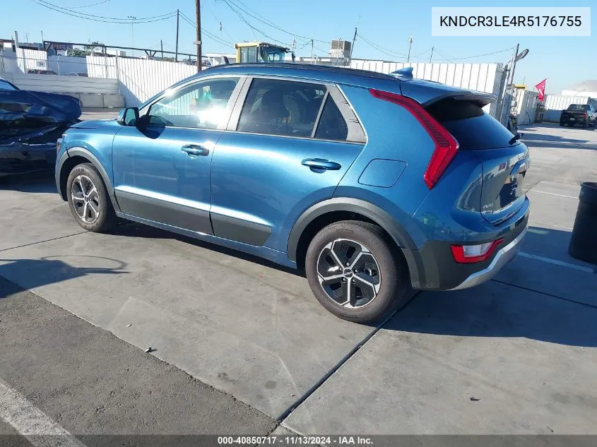 2024 Kia Niro Ex VIN: KNDCR3LE4R5176755 Lot: 40850717