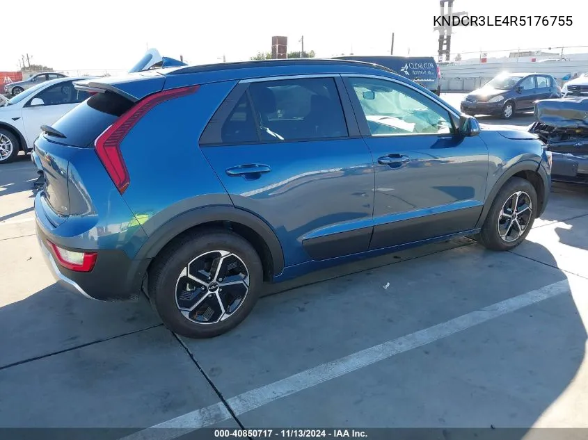 2024 Kia Niro Ex VIN: KNDCR3LE4R5176755 Lot: 40850717