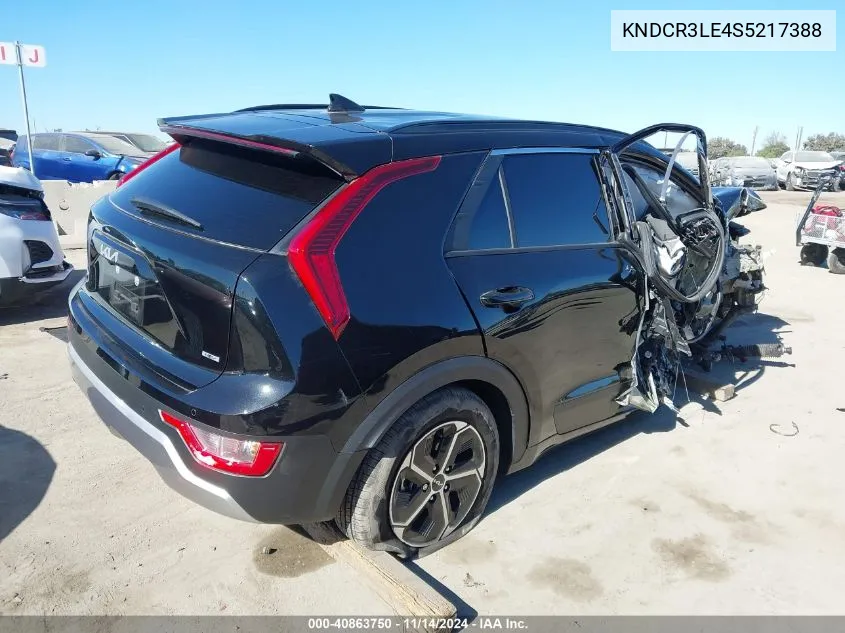 2025 Kia Niro Ex VIN: KNDCR3LE4S5217388 Lot: 40863750