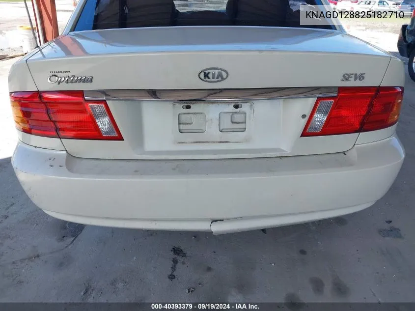 KNAGD128825182710 2002 Kia Optima Lx V6/Se V6