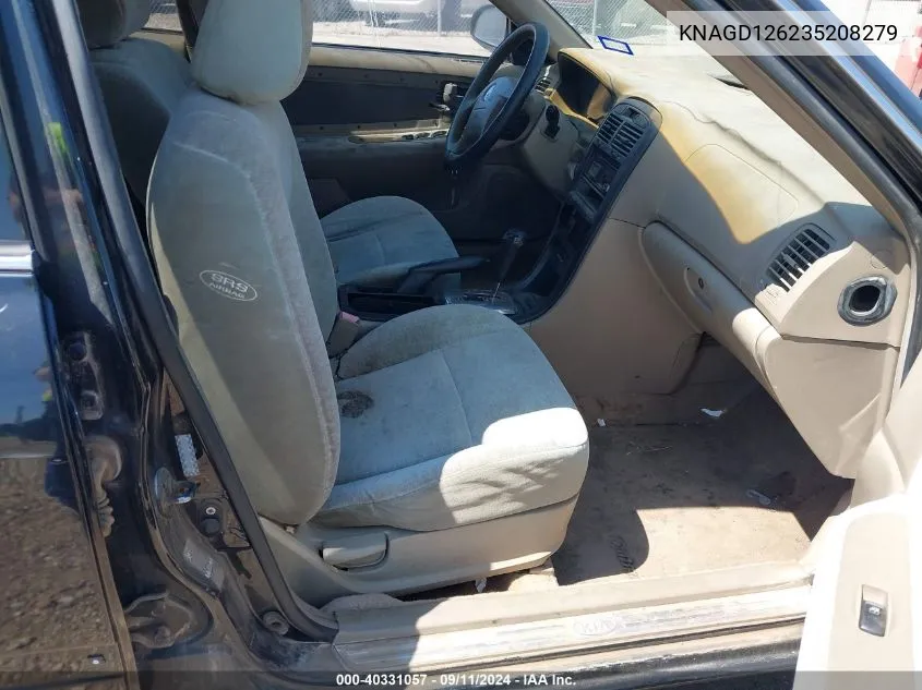 KNAGD126235208279 2003 Kia Optima Lx/Se