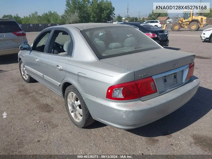 KNAGD128X45276168 2004 Kia Optima Lx/Ex