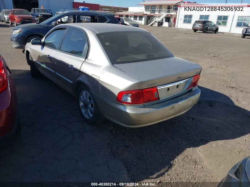 KNAGD128845306932 2004 Kia Optima Ex V6/Lx V6