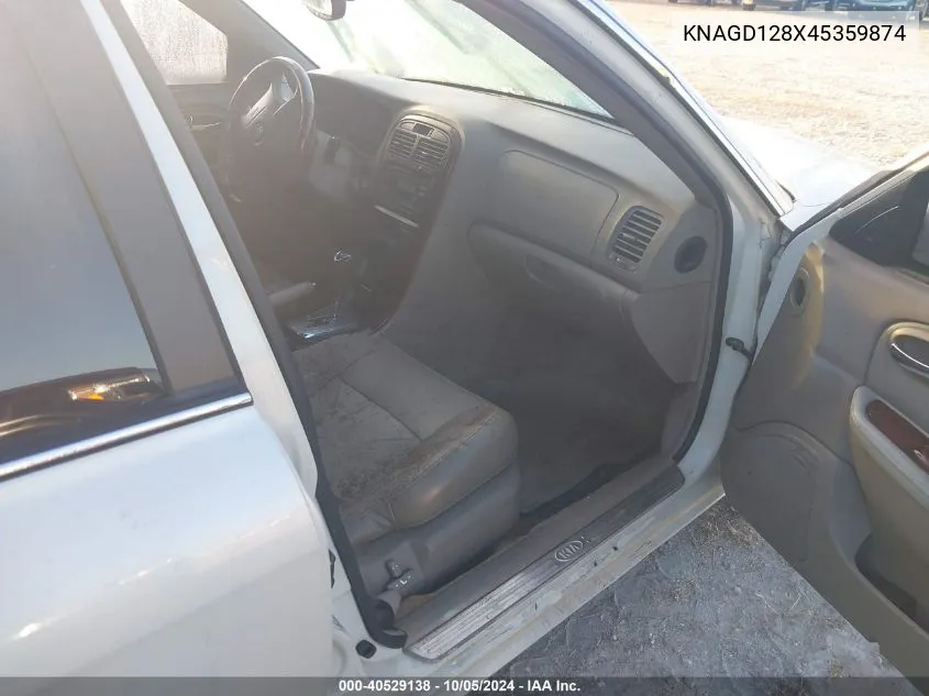 KNAGD128X45359874 2004 Kia Optima Lx/Ex