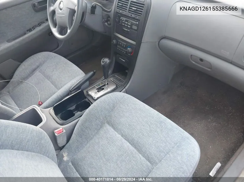 KNAGD126155385666 2005 Kia Optima Ex/Lx