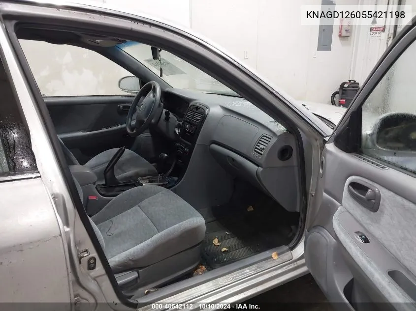 KNAGD126055421198 2005 Kia Optima Ex/Lx