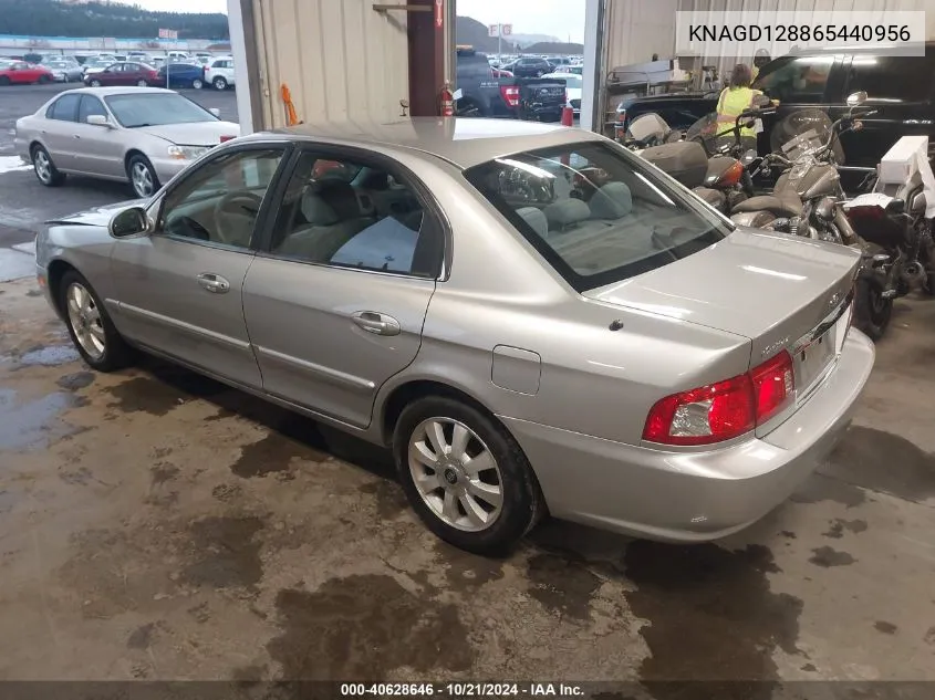 KNAGD128865440956 2006 Kia Optima Ex V6/Lx V6