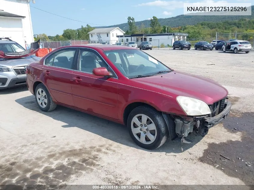 KNAGE123275125296 2007 Kia Optima Lx