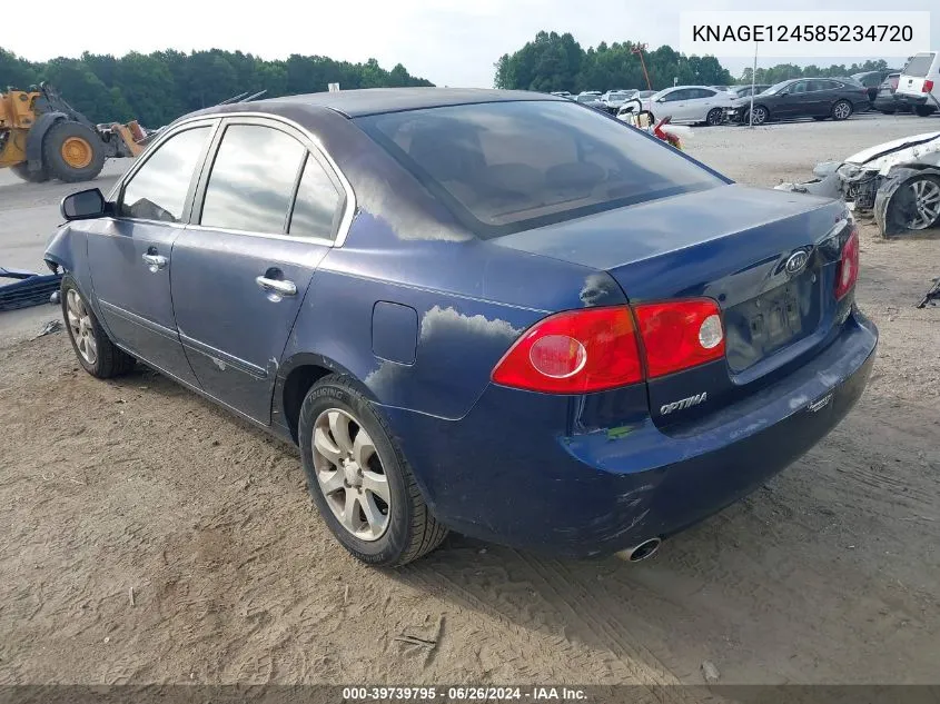 KNAGE124585234720 2008 Kia Optima Ex V6