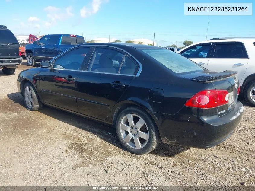 KNAGE123285231264 2008 Kia Optima Lx