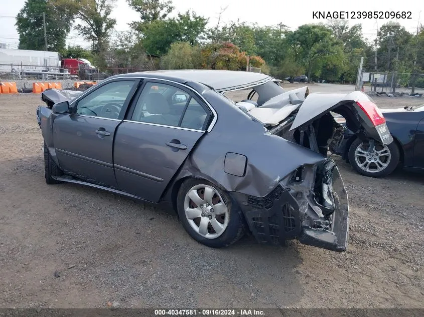 KNAGE123985209682 2008 Kia Optima Lx