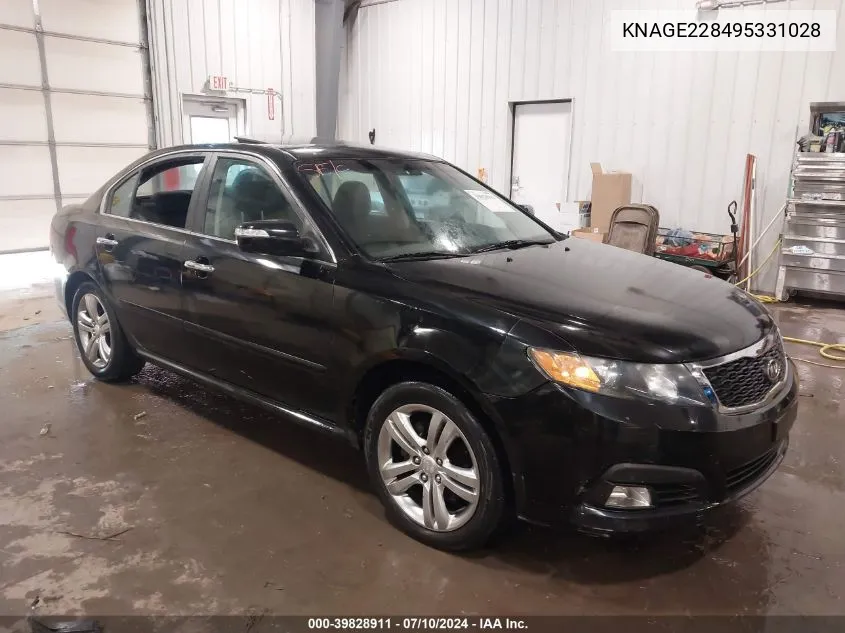 2009 Kia Optima Lx/Ex VIN: KNAGE228495331028 Lot: 39828911