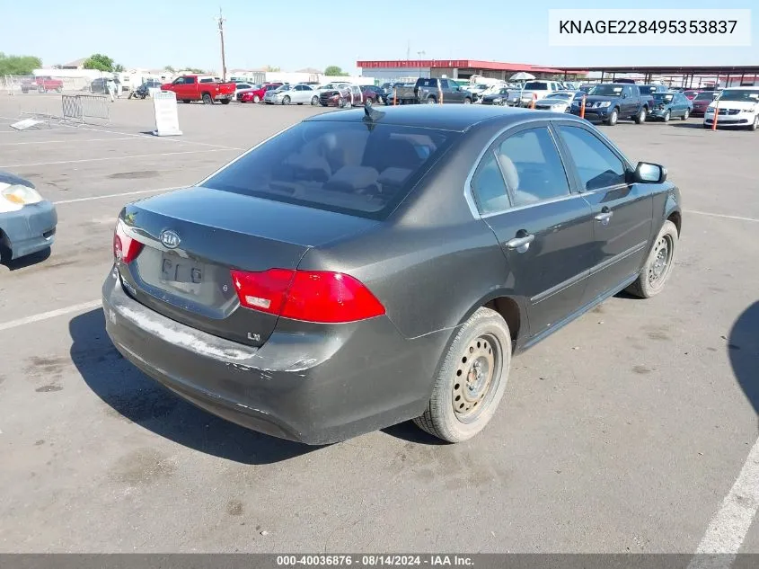 KNAGE228495353837 2009 Kia Optima Lx