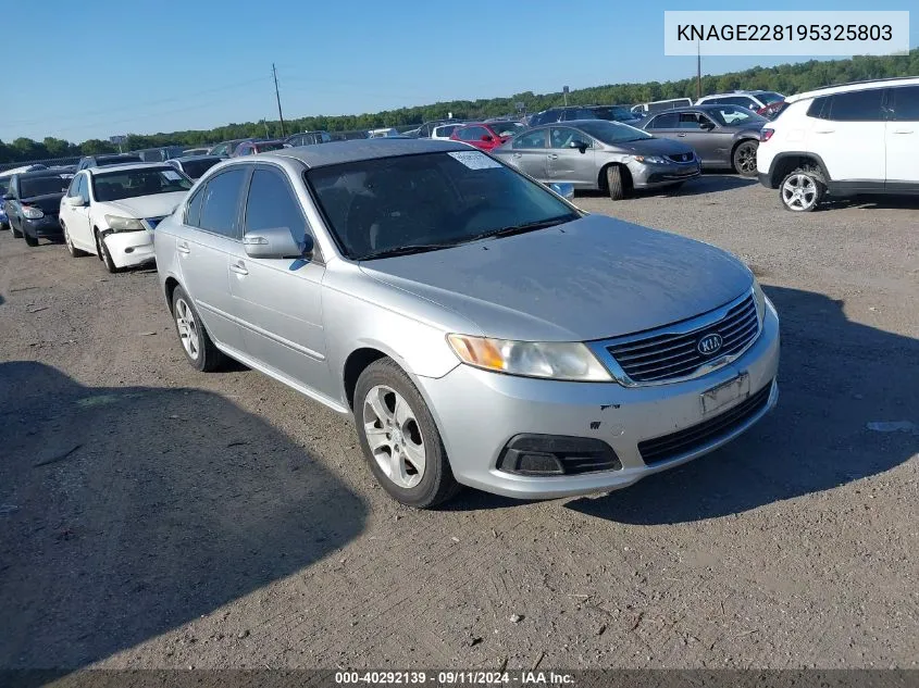 KNAGE228195325803 2009 Kia Optima Lx