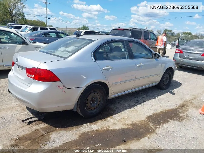 KNAGE228695355508 2009 Kia Optima Lx