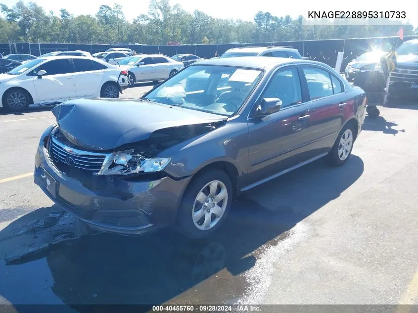 KNAGE228895310733 2009 Kia Optima Lx